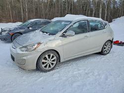 Salvage cars for sale from Copart Cookstown, ON: 2013 Hyundai Accent gls