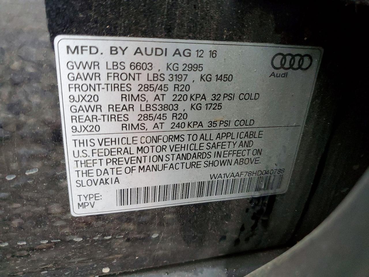 2017 Audi Q7