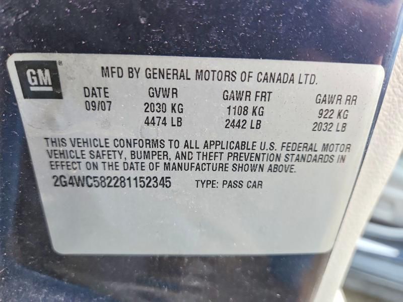 2008 Buick Lacrosse cx