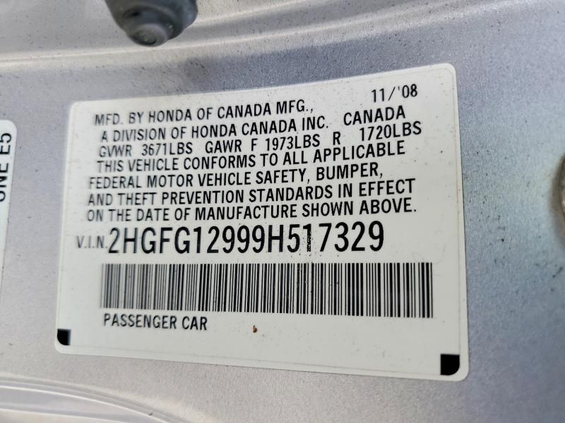 2009 Honda Civic exl