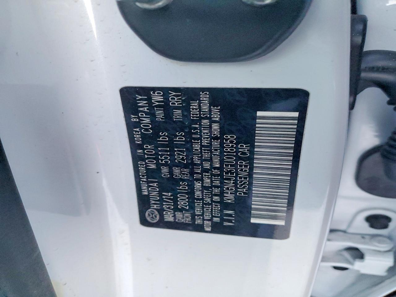 2015 Hyundai Genesis 3.8l