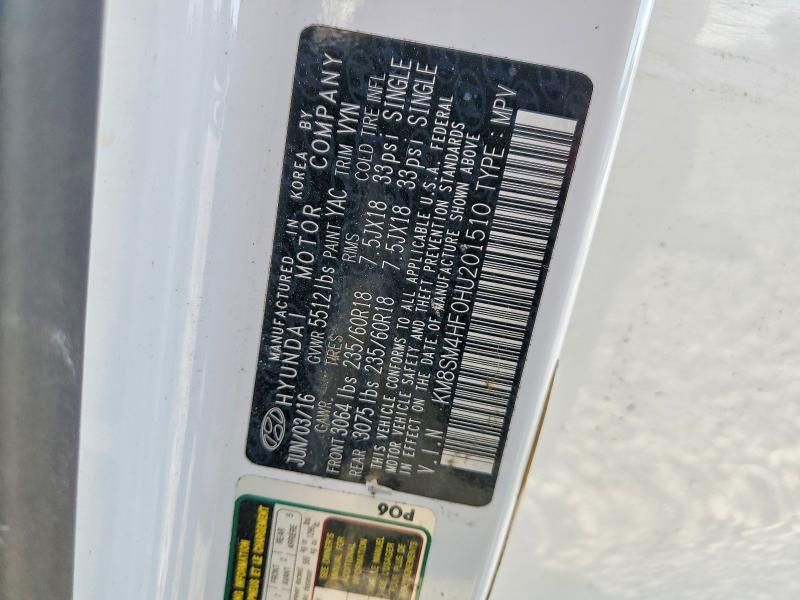 2017 Hyundai Santa fe se