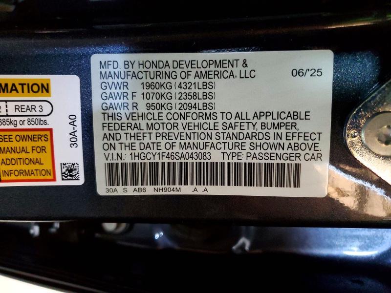 2025 Honda Accord se