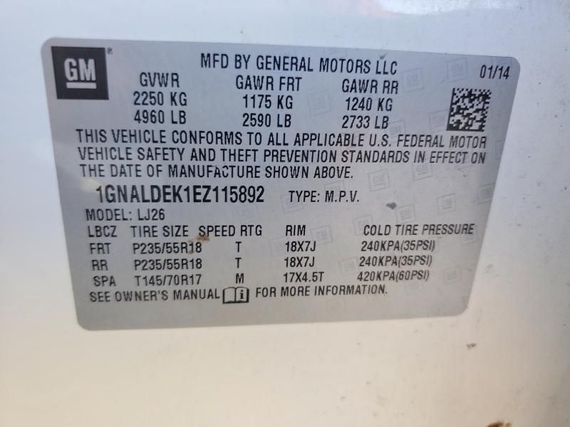 2014 Chevrolet Equinox ltz