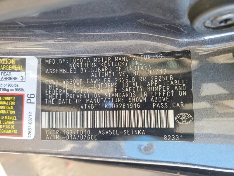 2013 Toyota Camry l