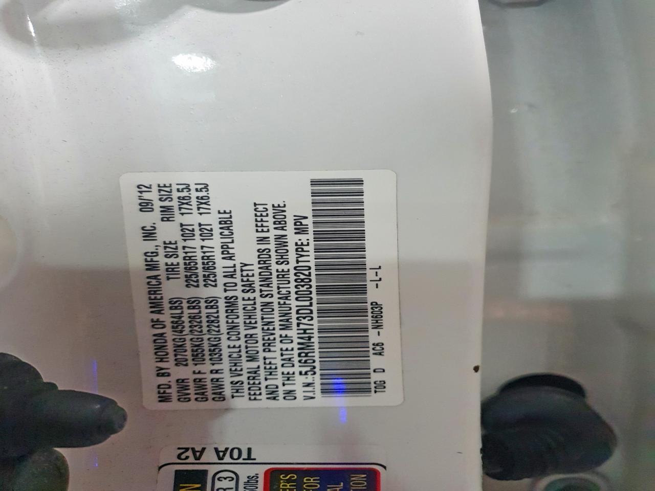 2013 Honda Cr-v exl