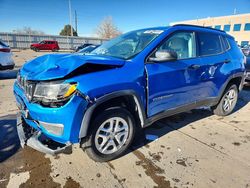 Jeep salvage cars for sale: 2018 Jeep Compass Sport