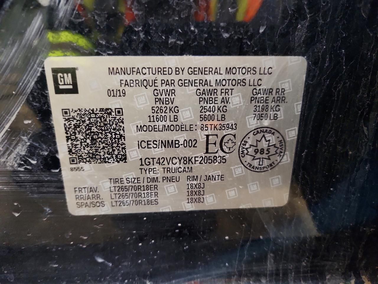 2019 GMC Sierra K3500 slt