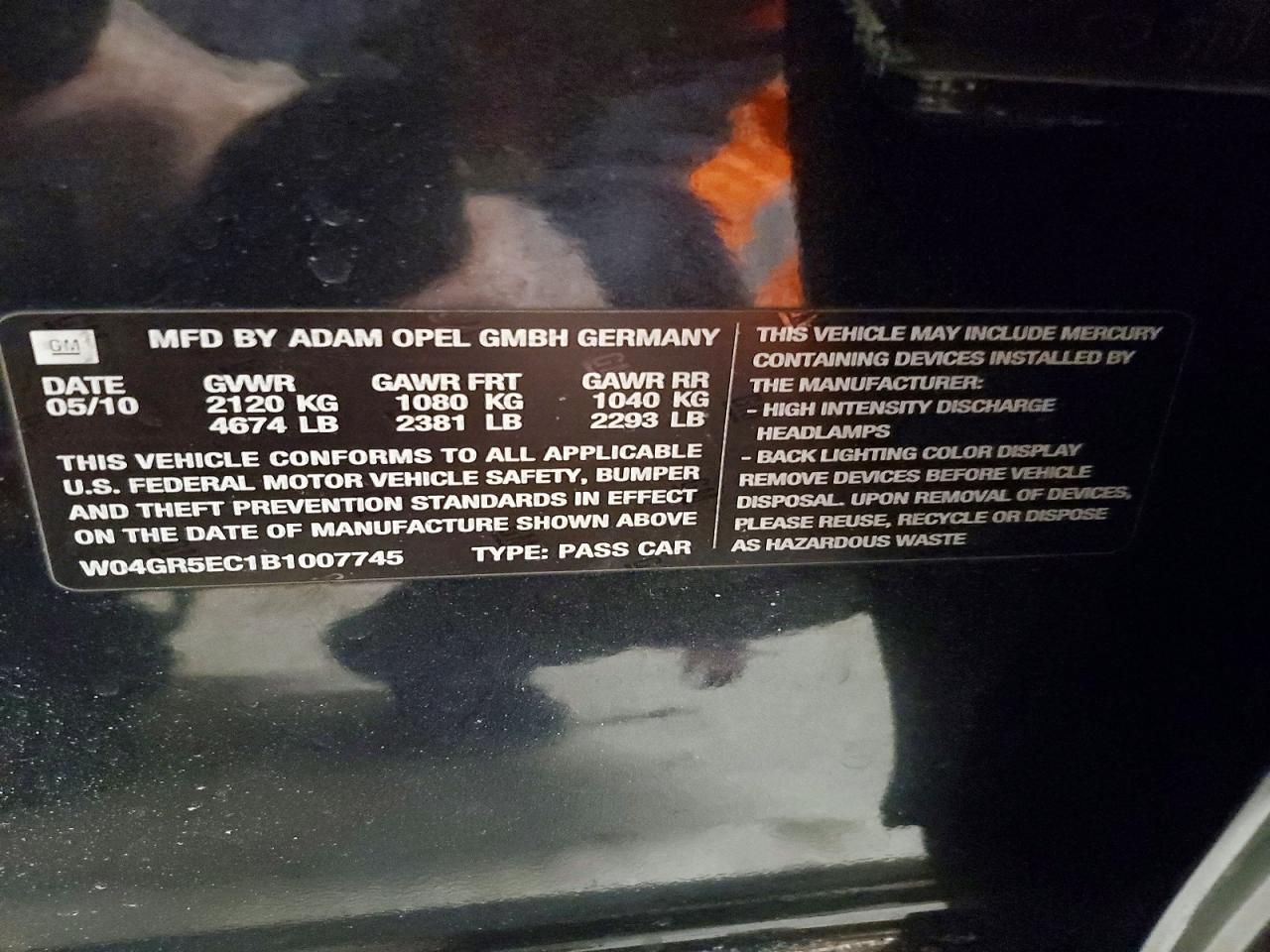 2011 Buick Regal cxl