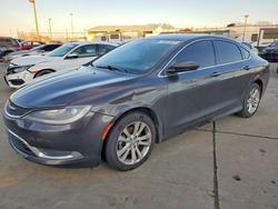 Salvage cars for sale from Copart Sacramento, CA: 2015 Chrysler 200 Limited