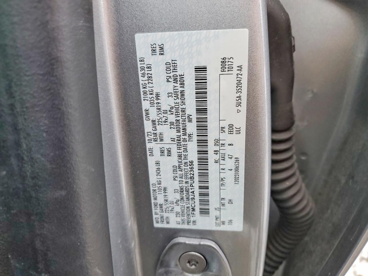 2023 Ford Escape Platinum