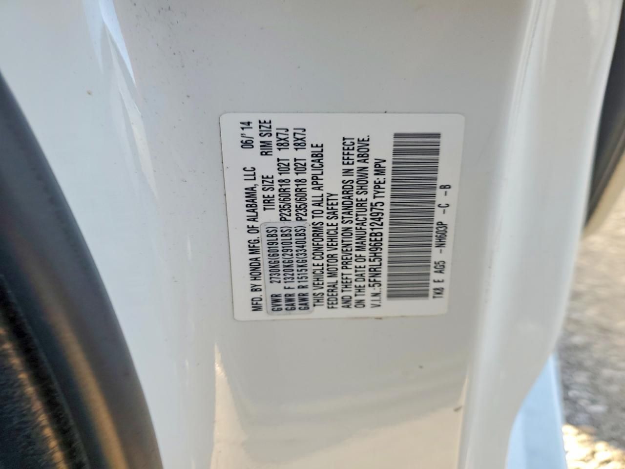 2014 Honda Odyssey Touring