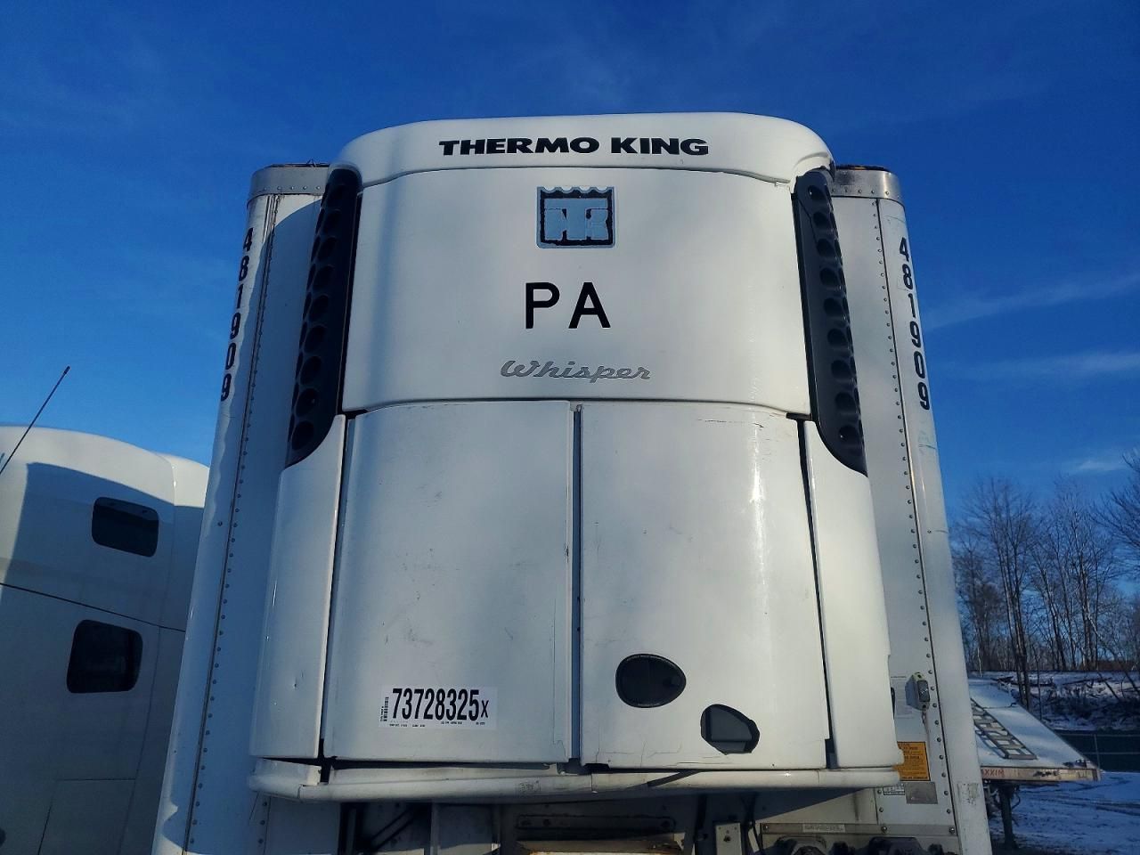 2013 Utility VS2RA Refrigerated Van Trailer