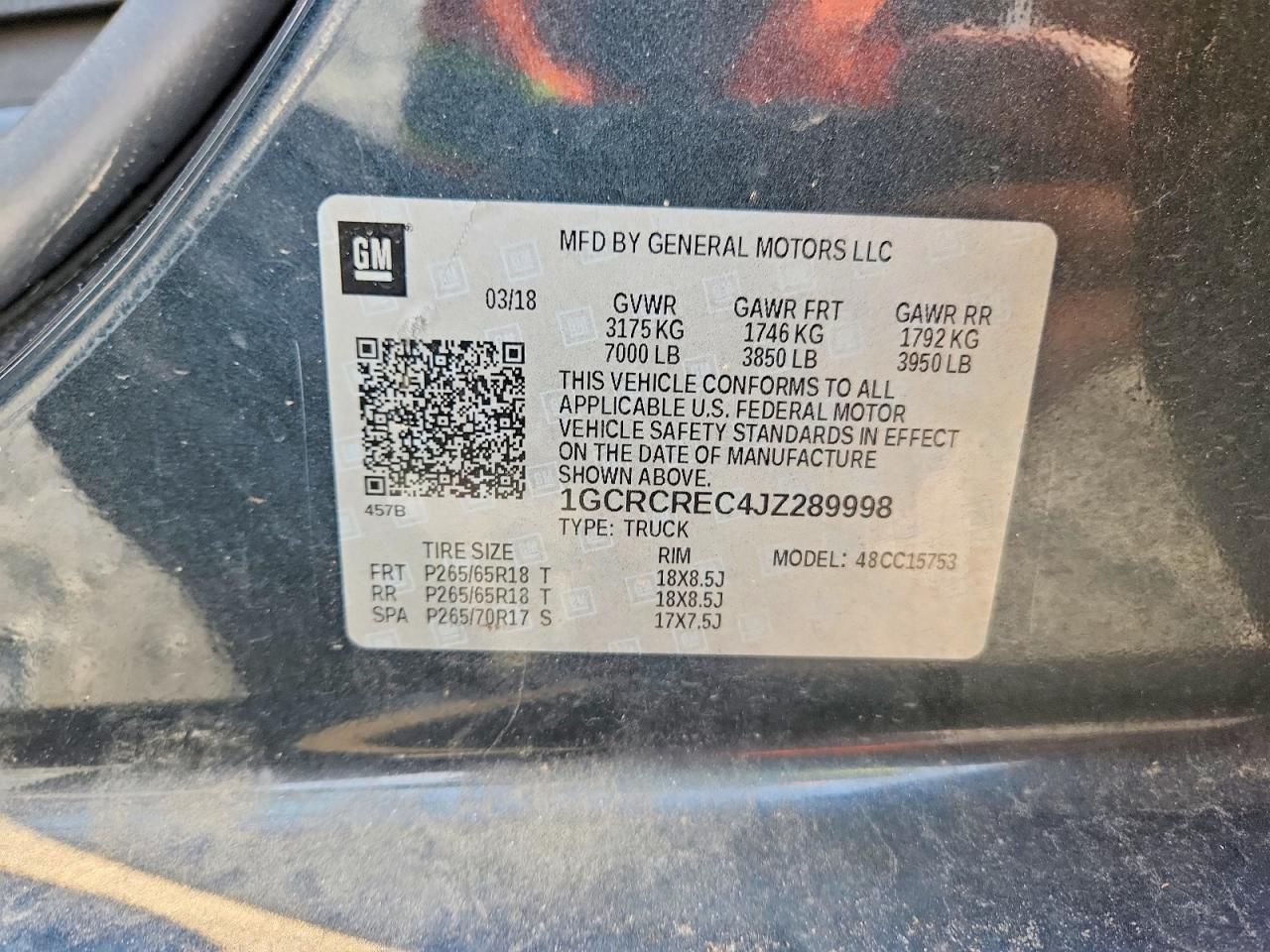 2018 Chevrolet Silverado C1500 lt