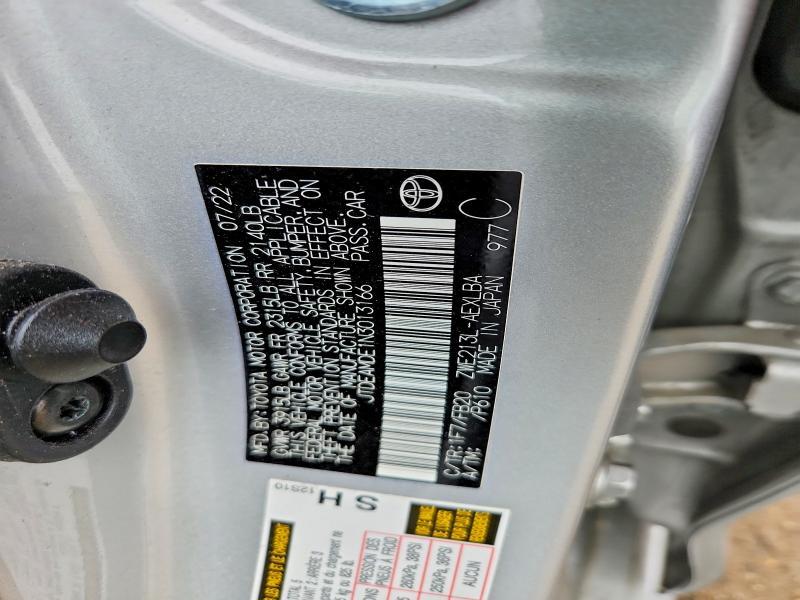 2022 Toyota Corolla le