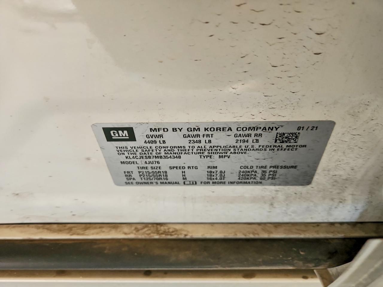 2021 Buick Encore Preferred