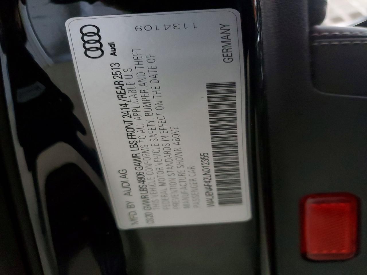 2020 Audi A4 Premium Plus