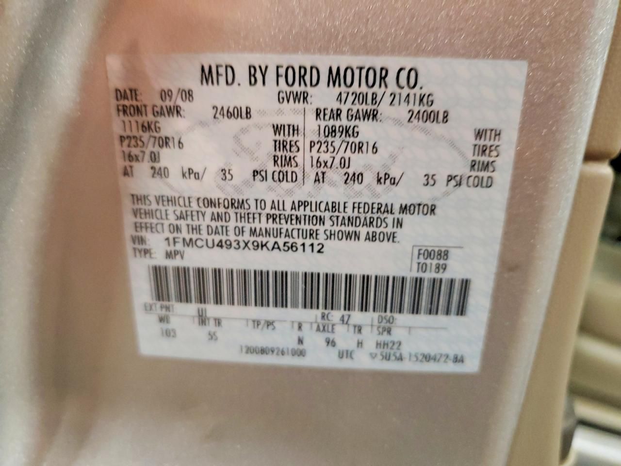 2009 Ford Escape Hybrid