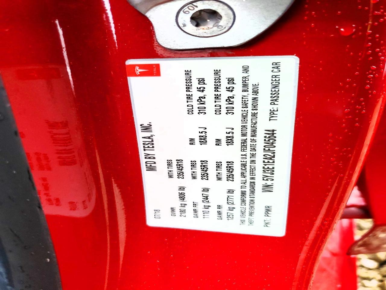 2018 Tesla Model 3