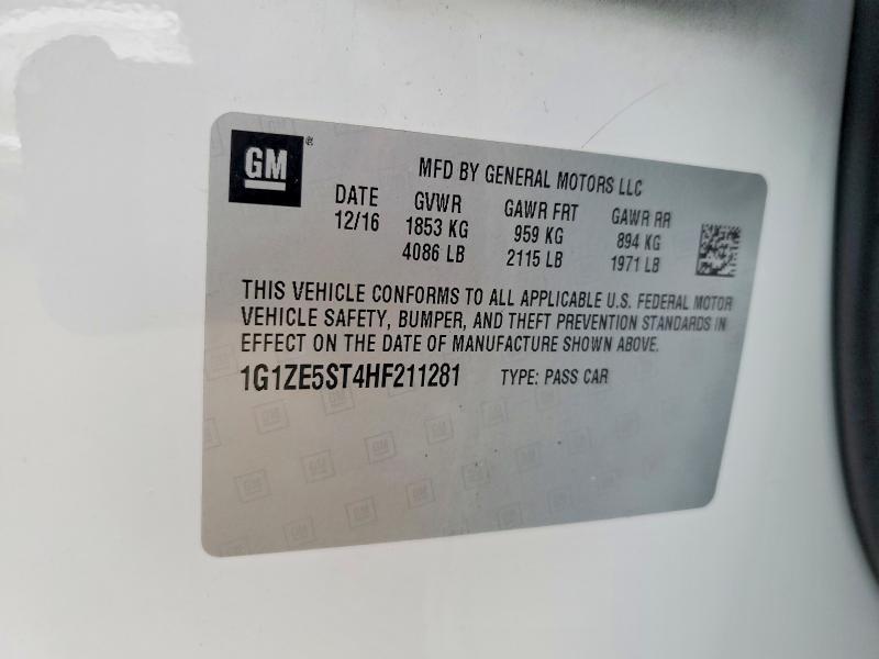 2017 Chevrolet Malibu lt