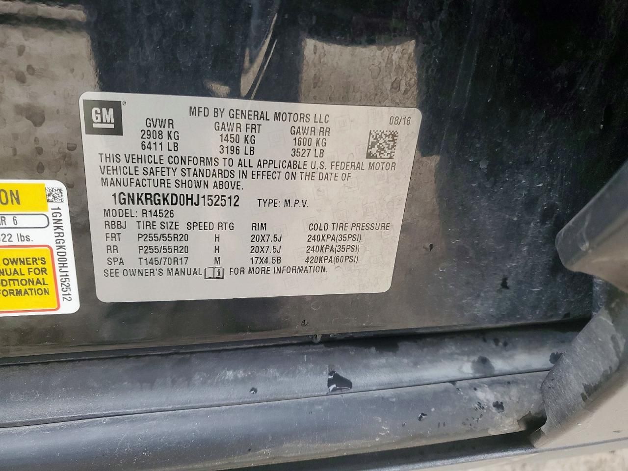 2017 Chevrolet Traverse lt