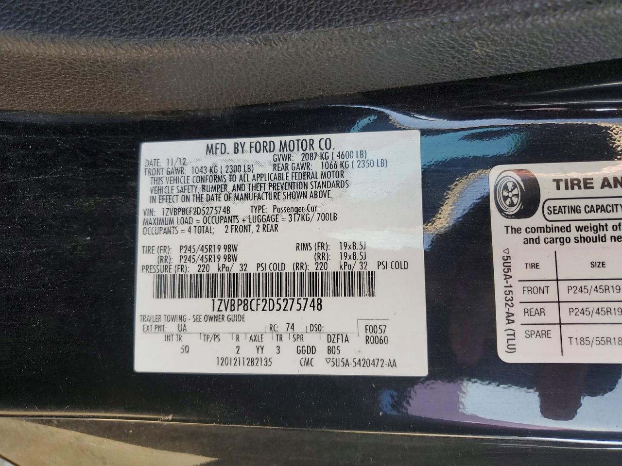 2013 Ford Mustang gt