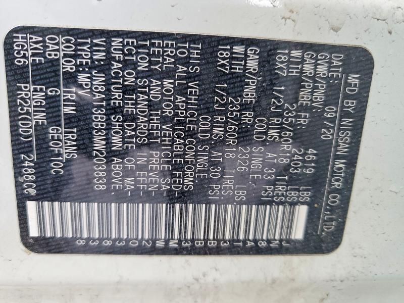 2021 Nissan Rogue sv