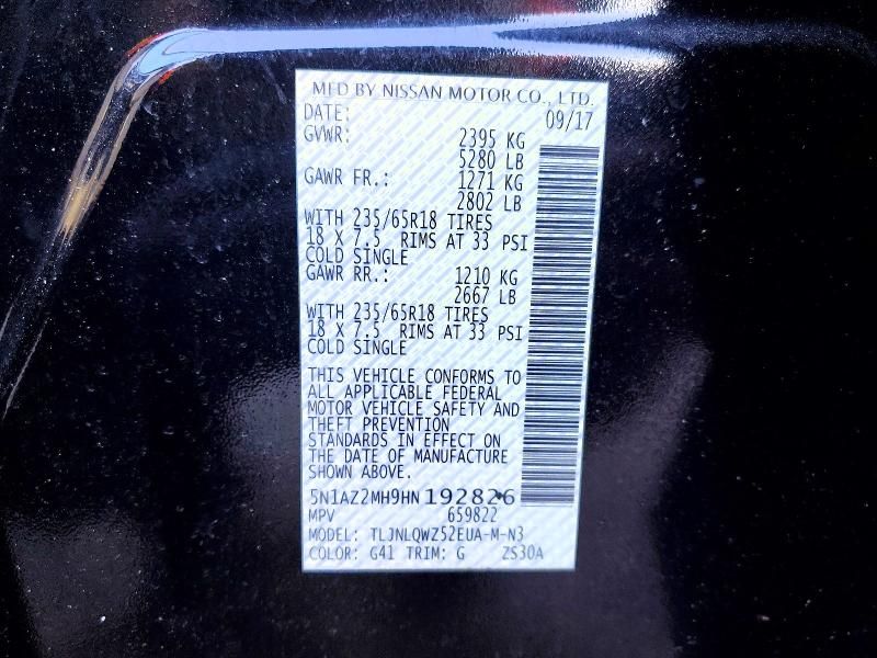 2017 Nissan Murano s