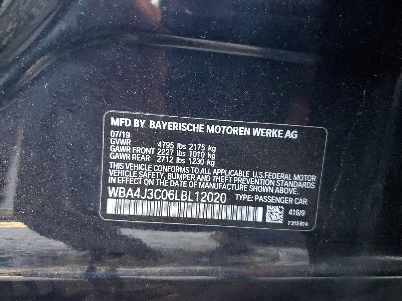 2020 BMW 430xi Gran Coupe