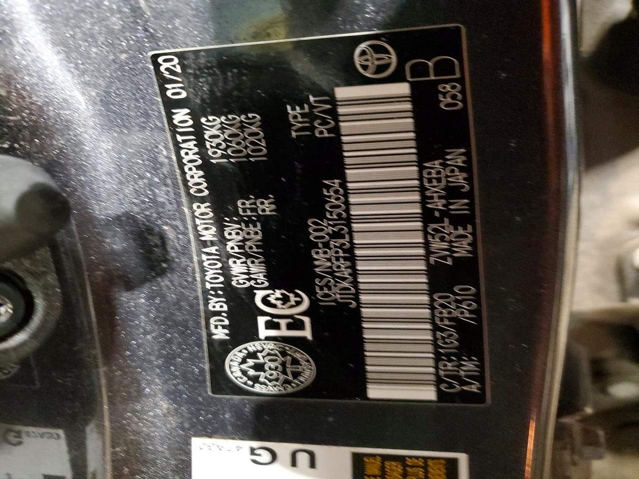 2020 Toyota Prius Prime le