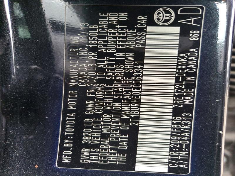2014 Toyota Corolla l