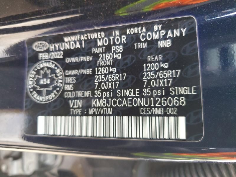 2022 Hyundai Tucson sel