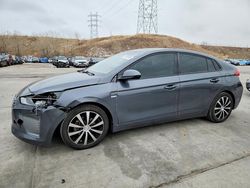 Hyundai salvage cars for sale: 2018 Hyundai Ioniq Hybrid Blue