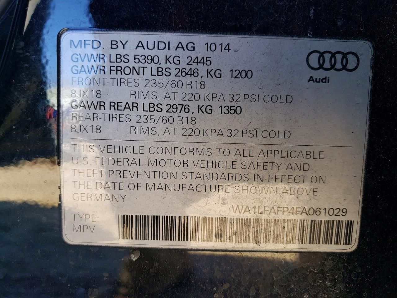 2015 Audi Q5 Premium Plus