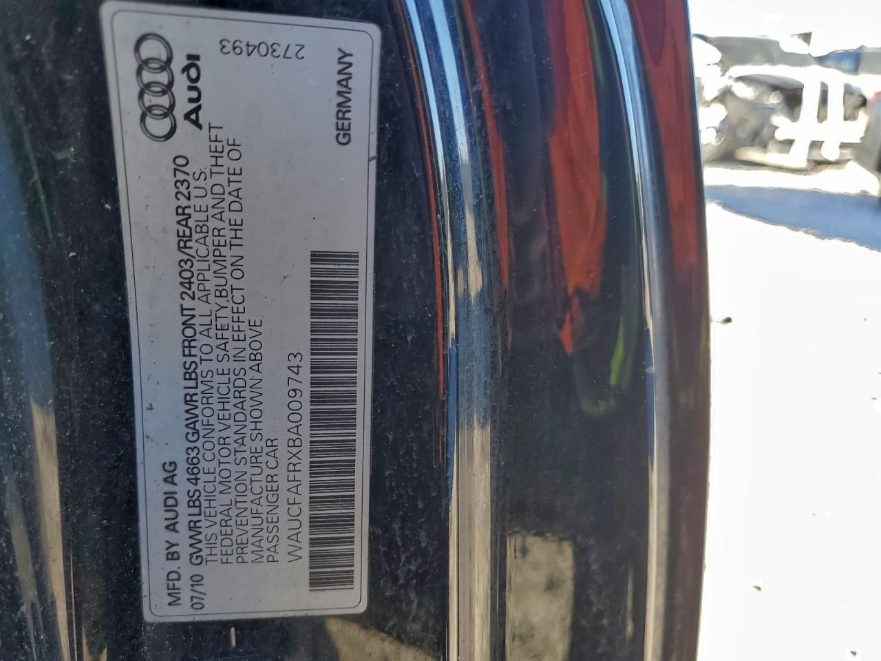 2011 Audi A5 Premium