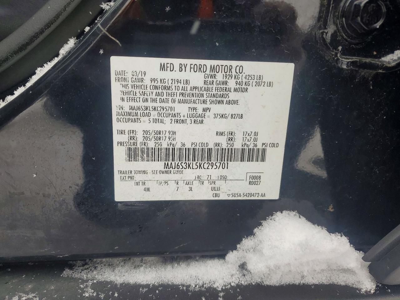 2019 Ford Ecosport Titanium