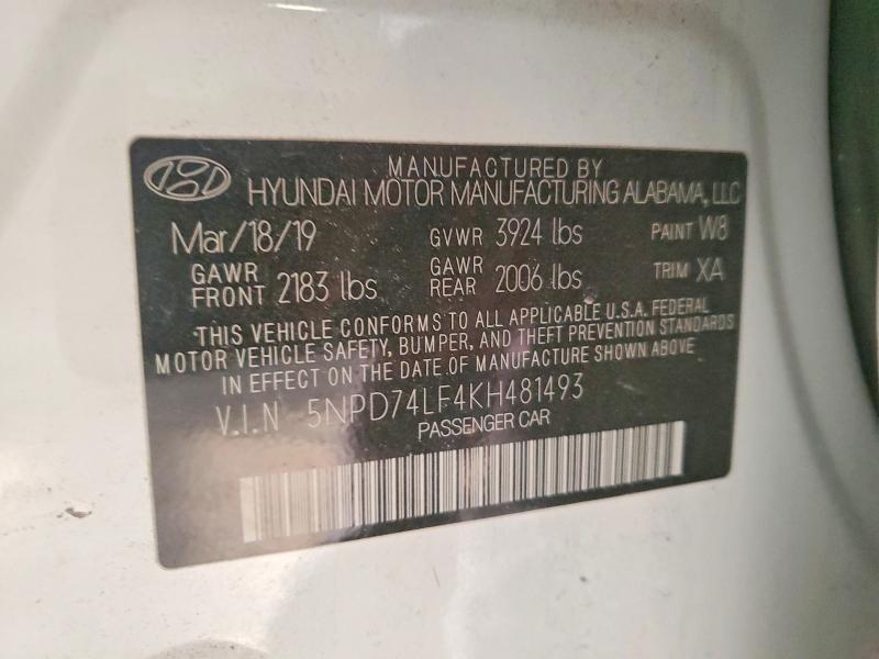 2019 Hyundai Elantra se