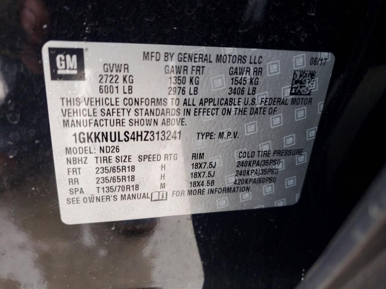 2017 GMC Acadia Slt-1