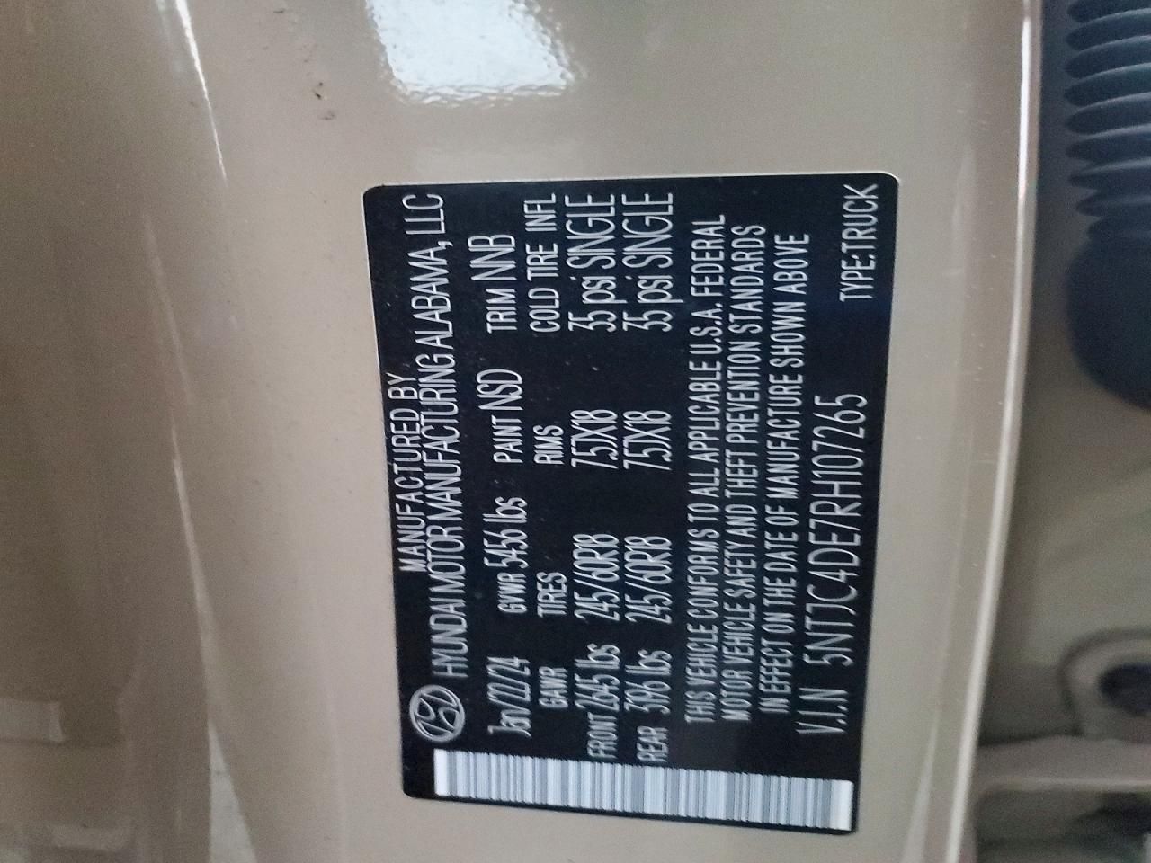 2024 Hyundai Santa Cruz sel