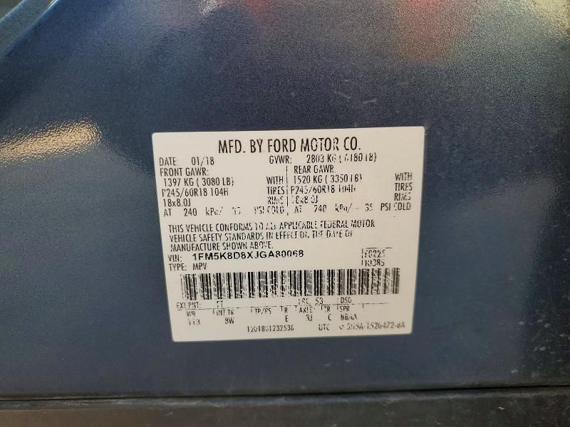 2018 Ford Explorer xlt