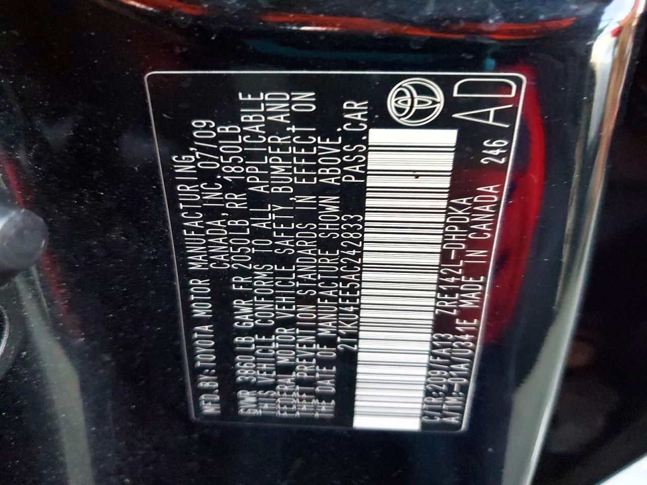 2010 Toyota Corolla Matrix