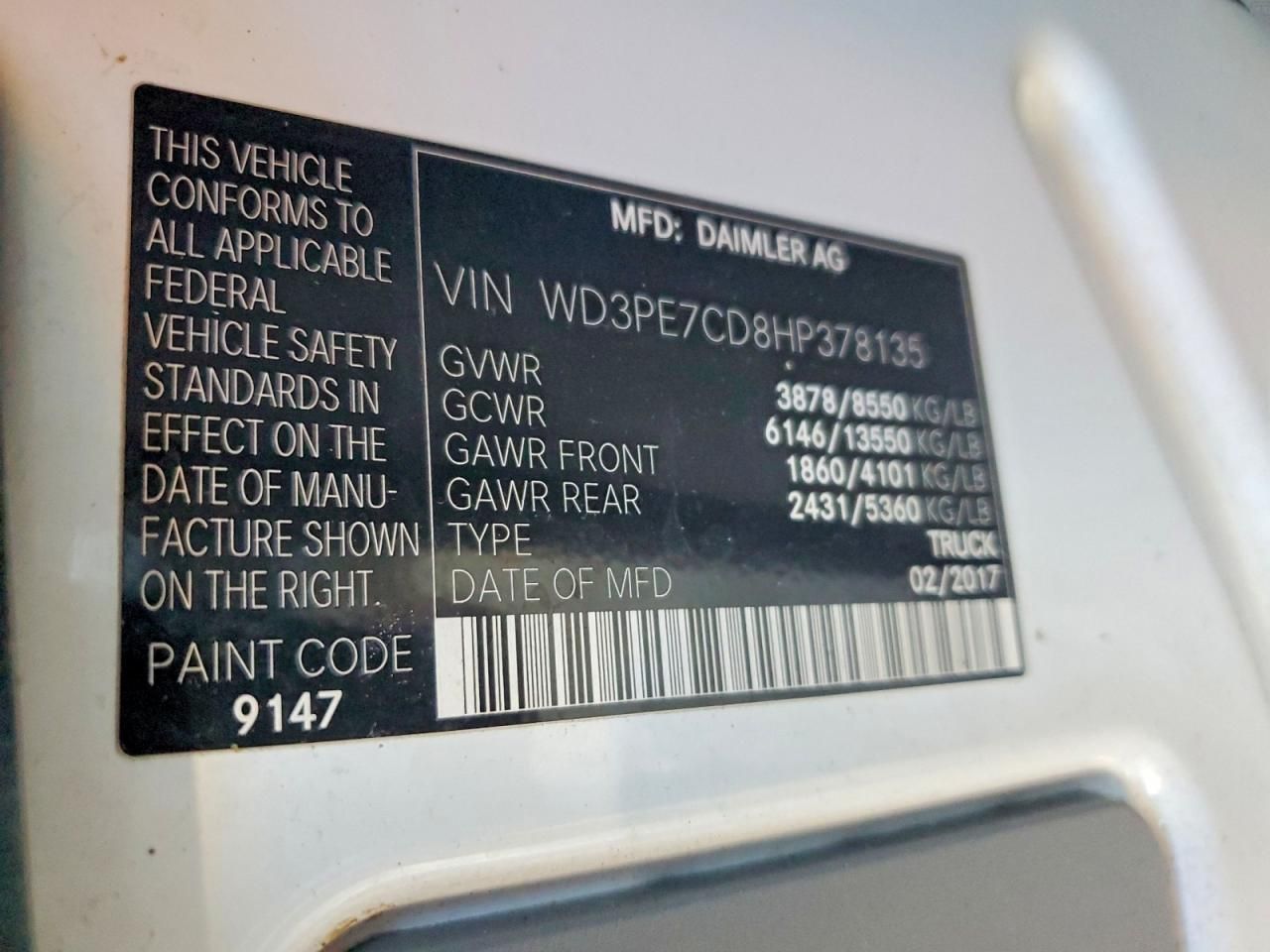 2017 Mercedes-Benz Sprinter 2500