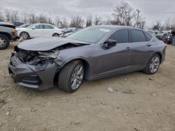 Vehiculos salvage en venta de Copart Baltimore, MD: 2021 Acura Tlx Technology