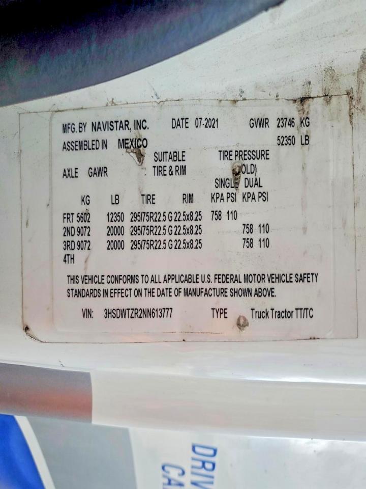 2022 International RH613 Semi Truck