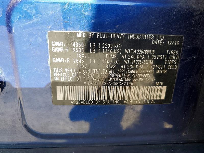 2017 Subaru Outback 3.6r Limited