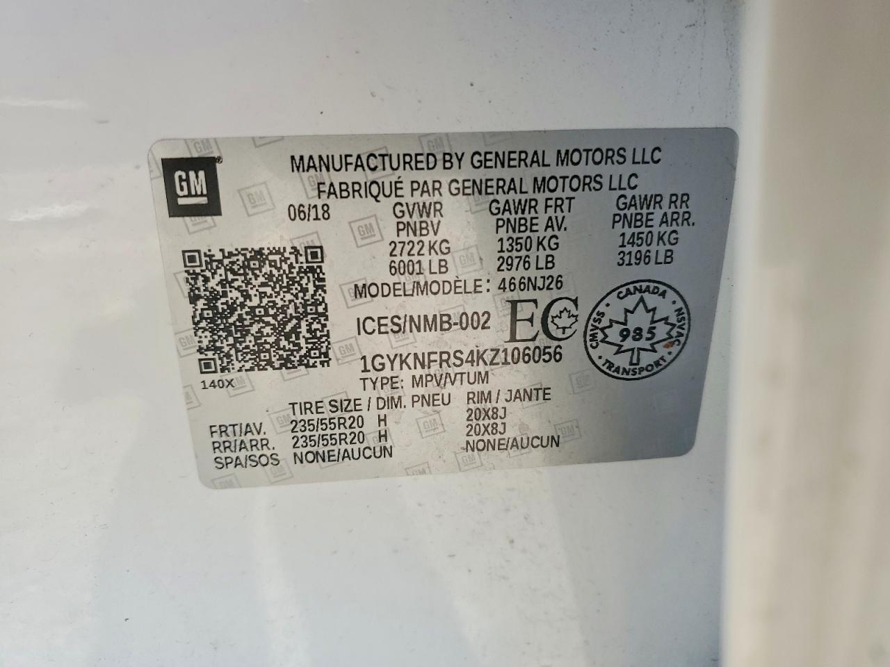 2019 Cadillac XT5 Premium Luxury