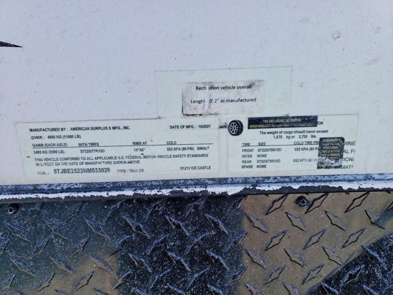 2022 AME 2022 ICE ICE Castle Fish Hous