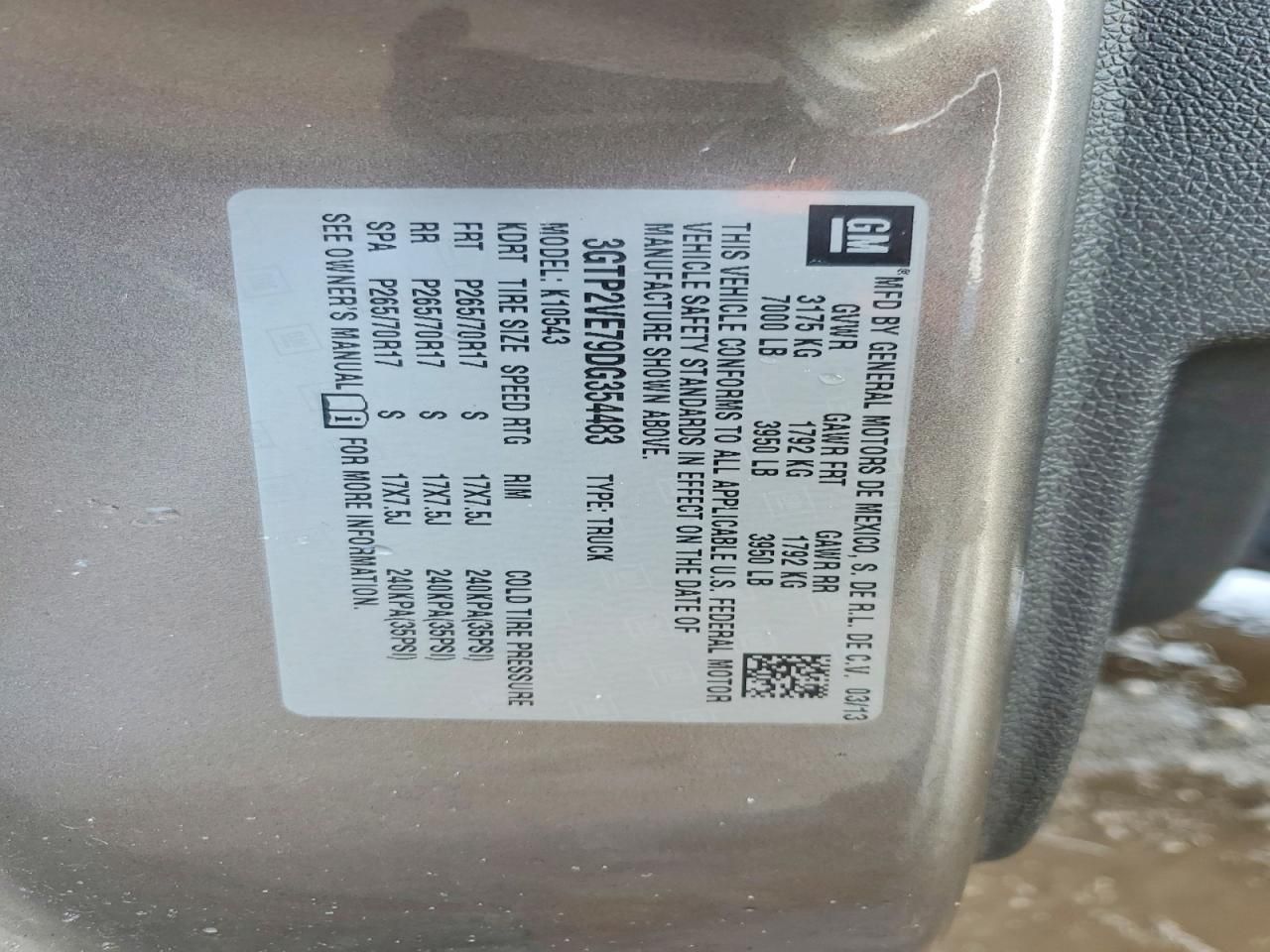 2013 GMC Sierra K1500 sle