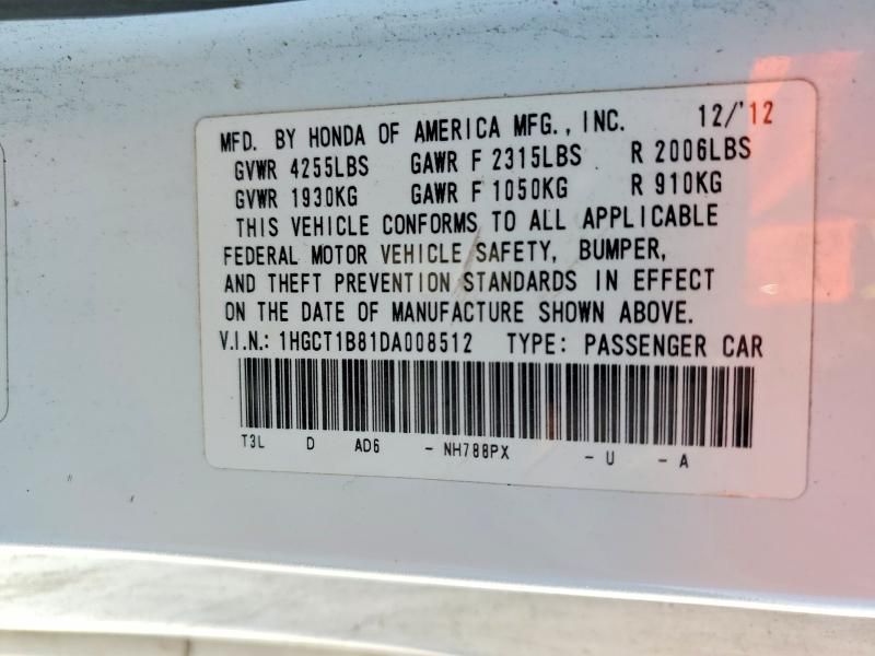 2013 Honda Accord exl