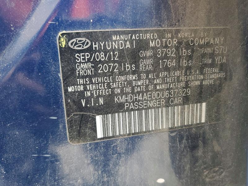 2013 Hyundai Elantra gls